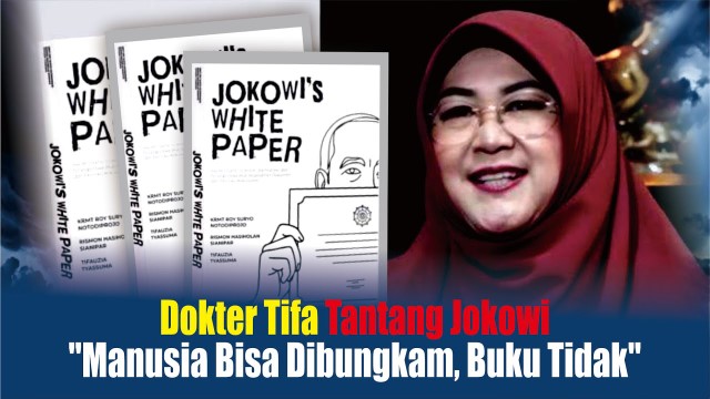 Status Hukum Naik Penyidikan, Dokter Tifa Makin Berani: Sebar Buku Jokowis White Paper Tembus PBB!