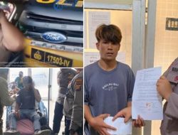 Mobil Dinas Brimob Enteng Terobos Lampu Merah, Tabrak Pemotor Berakhir Cuma Jabat Tangan