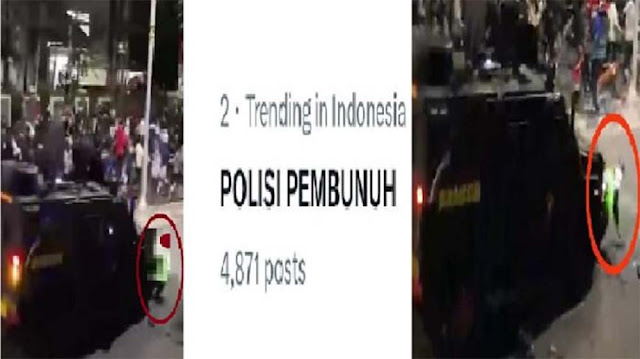 Tagar Polisi Pembunuh Trending X Usai Viral Driver Ojol Tewas Dilindas Mobil Rantis Brimob Polri