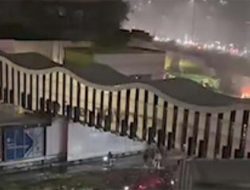 Massa Sweeping Intel Polisi di Flyover Senen