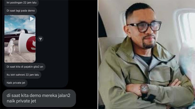 Sahroni dan Istri Kabur ke Singapura Naik Private Jet? Netizen Ancam Duduki Rumahnya di Priok