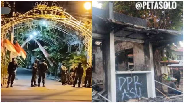 Rumah Jokowi Dijaga Ketat Aparat TNI-Polri Buntut Unjuk Rasa di Sejumlah Wilayah di Solo
