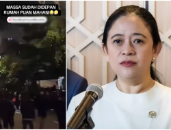 Rumah Ketua DPR RI Digeruduk Massa, Woy Puan Keluar!