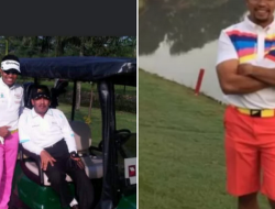 Foto Lawas Sahroni Viral, Pakai Celana Pink di Lapangan Golf With Om Agus