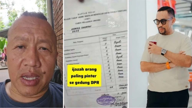 Sandy Pas Band Minta Publik Setop Sebar Nilai Ijazah Ahmad Sahroni: Rata-rata 6 bisa Jadi Anggota DPR