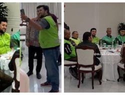 Tampang Driver Ojol Kenakan Sepatu Nike Air Jordan saat Bertemu Gibran, Mantan Caleg?