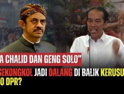 Mantan Intel Bongkar Skenario di Balik Demo Ricuh: Operasi Garis Dalam, Orang Jokowi Goyang Prabowo?