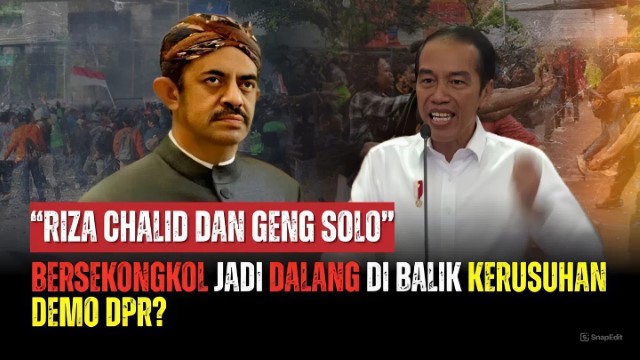 Mantan Intel Bongkar Skenario di Balik Demo Ricuh: Operasi Garis Dalam, Orang Jokowi Goyang Prabowo?