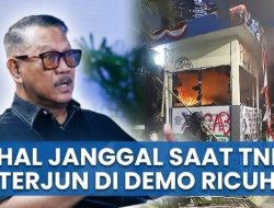 Eks Anggota BIN Soroti Pengerahan Pasukan Tempur TNI Yang Dianggap Janggal Saat Demo Berujung Ricuh