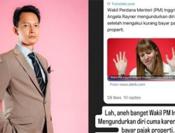 Fedi Nuril Heran Wakil PM Inggris Mundur Hanya Karena Kurang Bayar Pajak: Tiru Sini Dong!