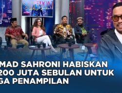 WOW! Ahmad Sahroni Ngaku Biaya Perawatan Wajahnya Capai Rp200 Juta Sebulan