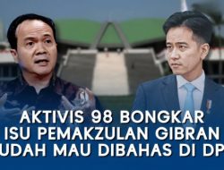 TERUNGKAP! Sebetulnya Parlemen Sudah Sepakat Memakzulkan Gibran, Tapi Akhirnya DPR Kena Serang Duluan Lewat Demonstrasi: Ulah Geng Solo?