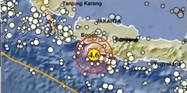 Sukabumi Diguncang Gempa Magnitudo 4,6