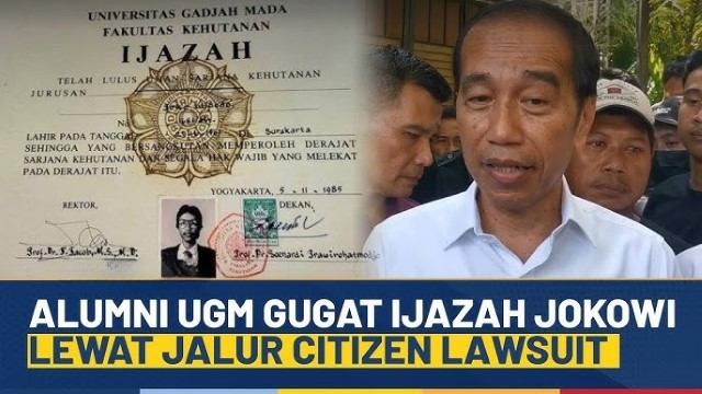 Jokowi Digugat Lagi di PN Solo, Kali Ini Lewat Citizen Lawsuit, Apa Itu?