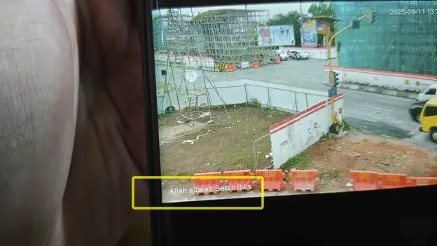 Muncul Tulisan Allah adalah Setan Iblis di CCTV Simpang Empat Sleman, Diskominfo: Indikasi Diretas