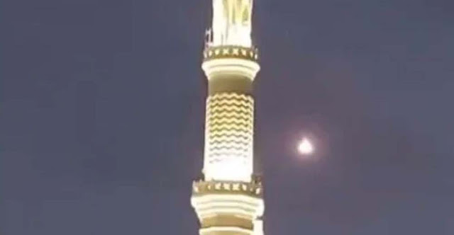 Viral, Ledakan Keras dan Penampakan Benda Mirip Rudal Dekat Masjid Nabawi Madinah