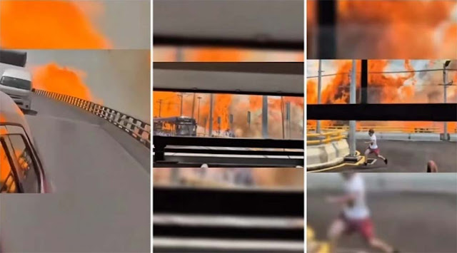 Viral Detik-Detik Truk Gas Meledak: 8 Orang Tewas Terpanggang, Puluhan Kritis