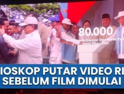 HEBOH Video Prabowo Tayang di Bioskop, Penonton Protes!