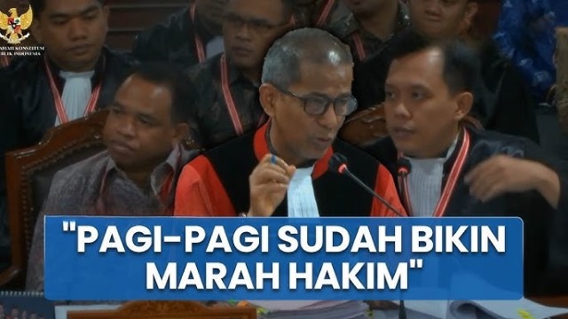Hakim MK Emosi: KPU Anda Ini Menipu-Nipu Saja Kerjanya!