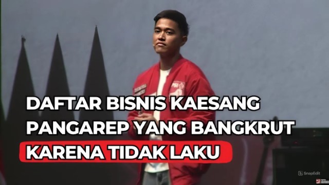 5 Bisnis Kaesang Ini Gagal, Tapi Kekayaannya Tetap Melejit, Kok Bisa?