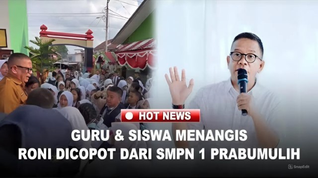 VIRAL! Kepala Sekolah SMPN 1 Prabumulih Dicopot Usai Tegur Anak Wali Kota, Tuai Kecaman Publik