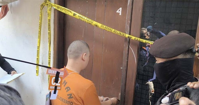 Rekonstruksi Mutilasi Tiara Diwarnai Pintu Kos 3 Kali Menutup Sendiri