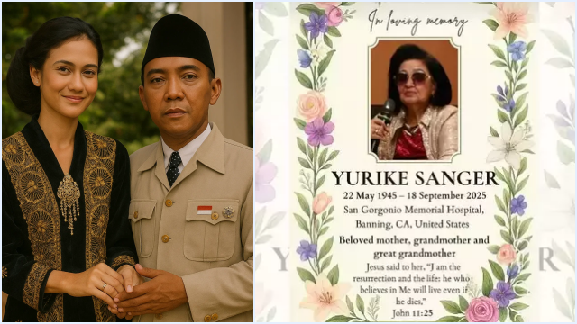 Kabar Duka! Yurike Sanger Istri ke-7 Bung Karno Meninggal Dunia di California AS