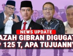 Bukan Cari Cuan, Ini Klaim Penggugat Ijazah Gibran Yang Tuntut Kompensasi Rp125 Triliun ke Wapres