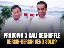 Prabowo 3 Kali Reshuffle Kabinet Dalam 11 Bulan, Lepas Bayang-Bayang Jokowi?
