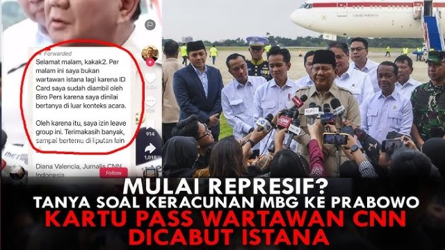 VIRAL Pesan Pamit Wartawan CNN Dari Grup Istana Kepresidenan, Ini Isinya!