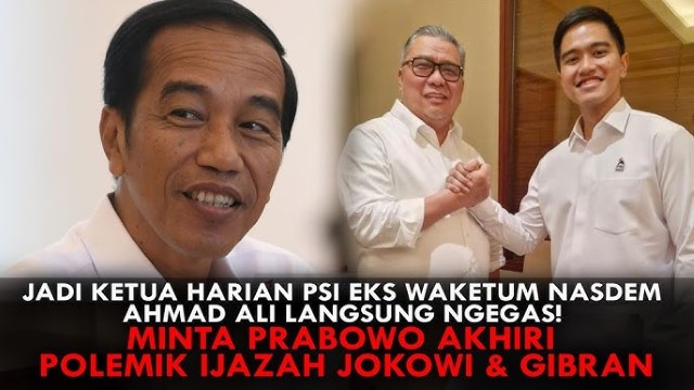 LUCU! PSI Minta Prabowo Akhiri Polemik Ijazah Jokowi dan Gibran