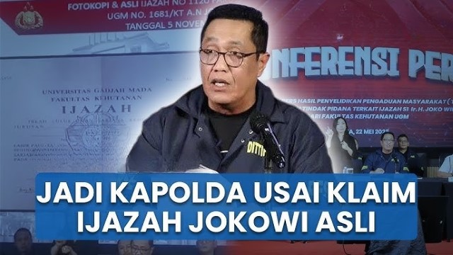Nasib Mujur Djuhandhani Rahardjo, Diangkat Jadi Kapolda Tak Lama Usai Nyatakan Ijazah Jokowi Asli