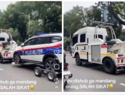 Viral Mobil Polisi Militer Diderek Petugas Dishub, Netizen Auto Ikut Keringetan