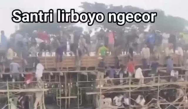 Pengasuh Ponpes Lirboyo Jelaskan Video Viral Santri Ikut Ngecor: Bukan Paksaan, Itu Tradisi