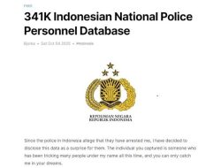 Bjorka Klaim Belum Ditangkap Polisi, Kini Bocorkan 341 Ribu Data Personel Polri