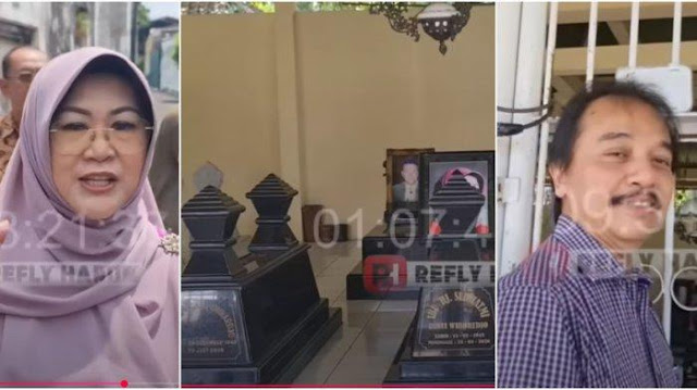 Temuan Janggal Roy Suryo & Dokter Tifa di Makam Keluarga Jokowi, Sosok Ibu & Bapak Dicurigai