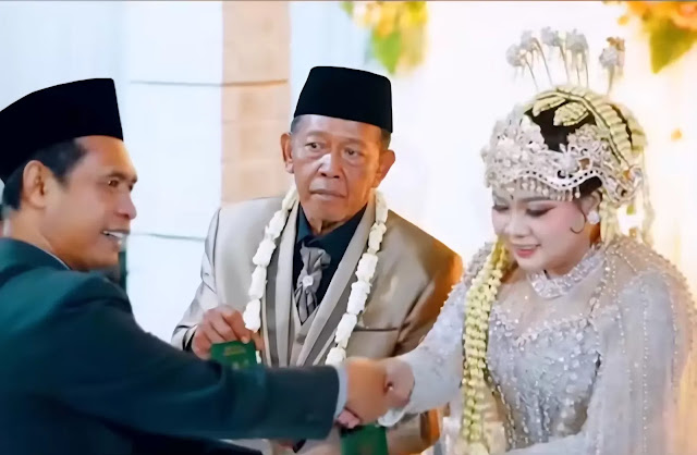 Kepala Desa Belum Pastikan Keaslian Cek Rp 3 Miliar, di Pernikahan Kakek 74 Tahun dengan Gadis Muda di Pacitan