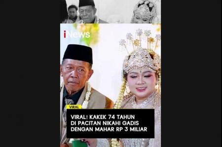 Viral! Kakek 74 Tahun di Pacitan Beri Mahar Cek Rp3 Miliar Ternyata Palsu, Kabur Bawa Motor Mertua