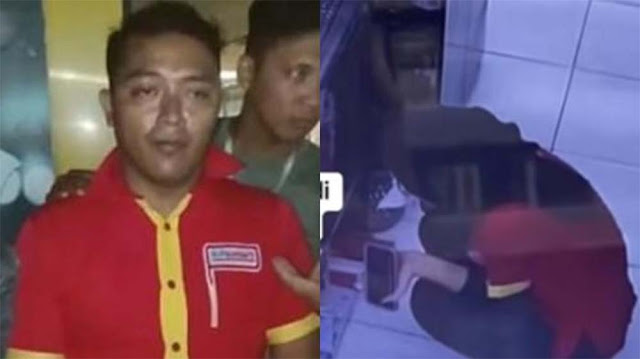 Tangis Dina di Belakang Meja Kasir Minimarket Sebelum Dibunuh Bos, Rekamannya Viral