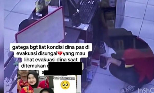 Viral Rekaman CCTV, Diduga Momen Terakhir Dina Oktaviani Pegawai Alfamart yang Dibunuh Atasannya