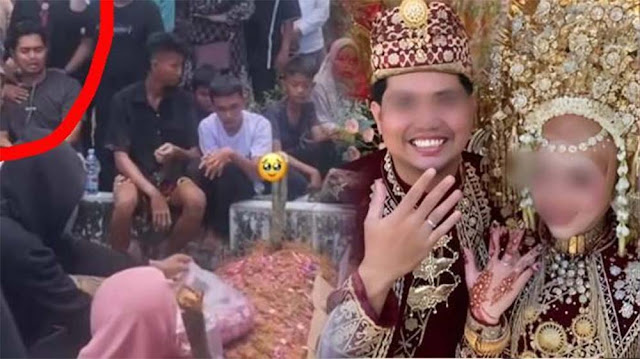 Bulan Madu Berujung Maut, Gilang Paksakan Hadiri Pemakaman Istrinya: Cindy Dimana?