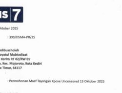 Trans7 Kirim Surat Permohonan Maaf ke Keluarga Ponpes Lirboyo