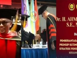 Dulu Viral Ijazah Nilai 6, Ahmad Sahroni Kini Pamer Wisuda S3, Publik Soroti Judul Disertasinya