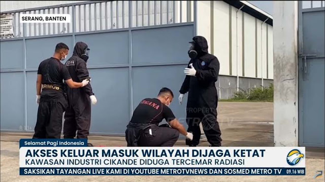 9 Orang Dinyatakan Terpapar Radioaktif Cesium-137 di Cikande