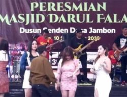 Viral Peresmian Masjid di Temanggung Nanggap Biduan Dangdut, Ini Faktanya