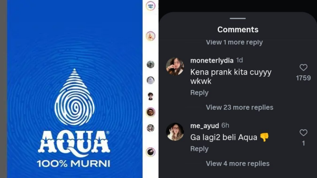 Warganet Serbu Instagram Aqua: Air Sumur Bor, Kena Prank Kita Cuy