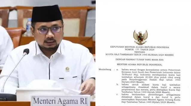 Yang Punya Hak Diskresi akan Tersangka Korupsi Kuota Haji Rp 1 Triliun, Siapakah Dia?