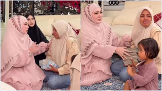 Tangis Melda Safitri Pecah Dapat Uang Segepok dari Shella Saukia, Diminta Bikin Usaha Usai Dicerai Suami PPPK