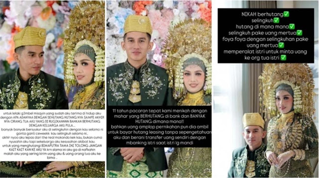 VIRAL Istri Bongkar Aib Suami Hedon! Pengangguran dan Poroti Uang Mertua Demi Hidup Mewah