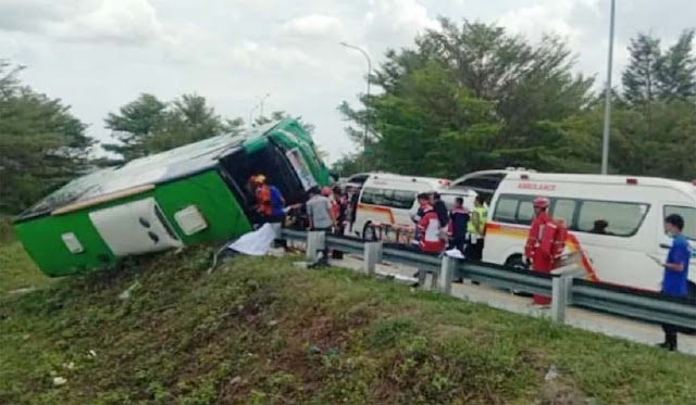 Kecelakaan Bus Rombongan Wisata di Tol Pemalang, 3 Orang Tewas 19 Luka-Luka